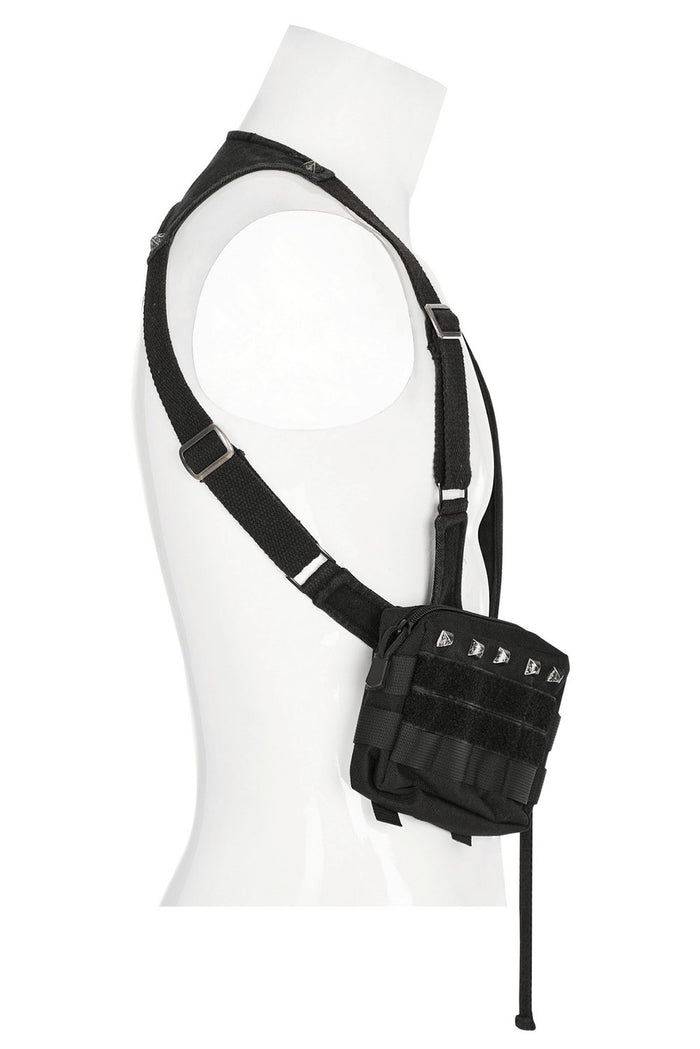 post-apocalyptic punk harness bag