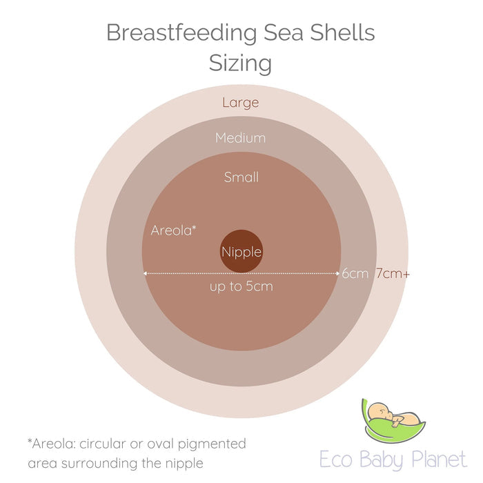 Eco Baby Planet breastfeeding seashells natural nursing accessory