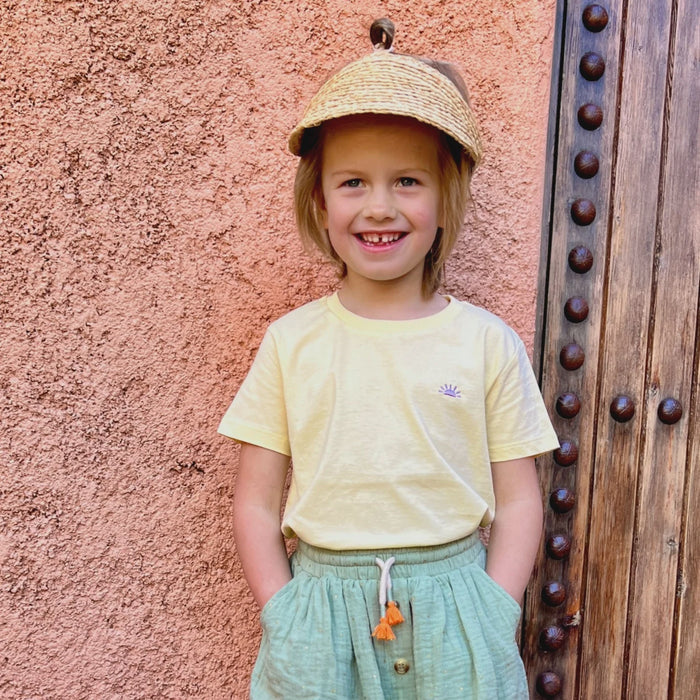 Ella and rapha | Little butter t- shirt- Yellow sun