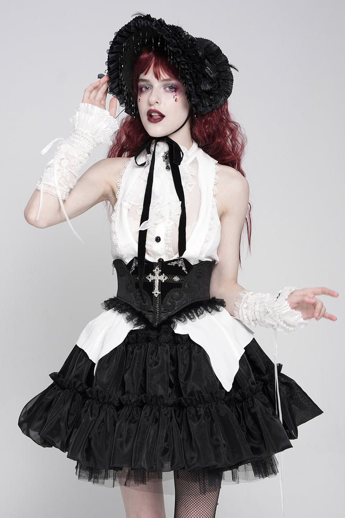 womens v-shaped gothic corset