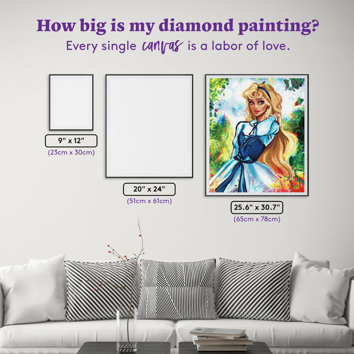 Diamond Painting Enchanted Woods 25.6" x 30.7" (65cm x 78cm) / Square with 96 Colors including 2 ABs and 3 Fairy Dust Diamonds / 81,693