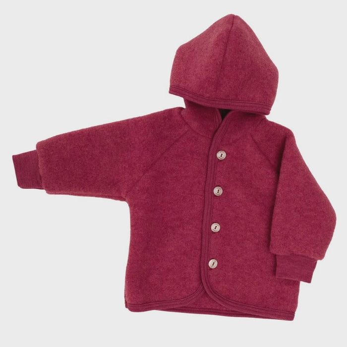 Engel | Hooded jacket - Jasper melange