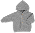Engel | Hooded jacket - light grey melange