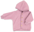Engel | Hooded jacket - rosewood mélange