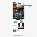 EXIT Realty real estate agent introduction door hanger for neighborhood marketing