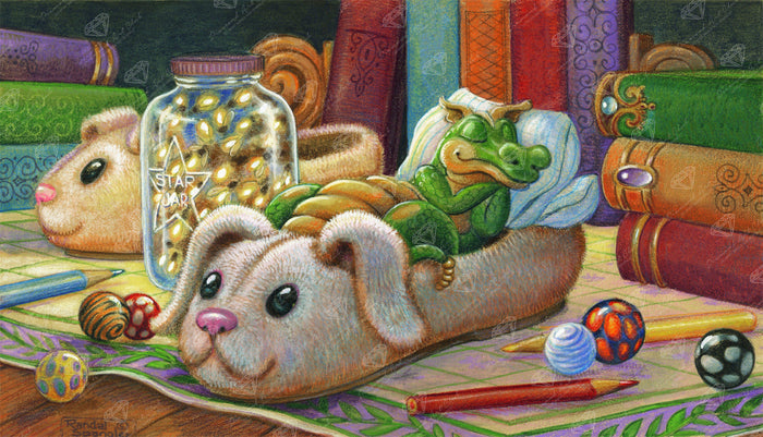 Diamond Painting Fairytale Dreams 28" x 16″ (71cm x 41cm) / Round with 53 Colors including 2 ABs