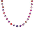 Fantasia 8mm Beaded Necklace (Sterling Silvertone/Mystic Iridis)
