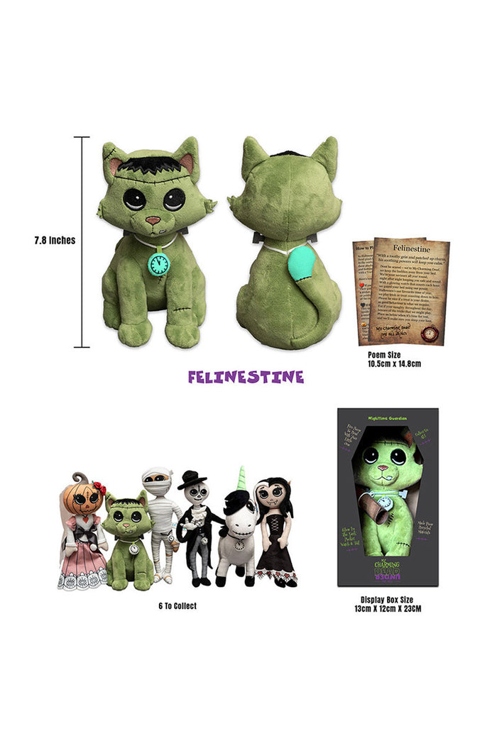 frankenstein kitty cat kitten plushie toy
