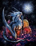 Diamond Painting Fire and Ice 23.6" x 29.5" (60cm x 75cm) / Square with 65 Colors including 2 ABs, 3 Fairy Dust Diamonds, and 1 Iridescent Diamond / 72,541