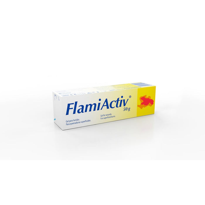 Flamiactiv Gel 50 g — Gel Hidroactivo para Heridas Superficiales y Radiodermatitis — DermaPharma