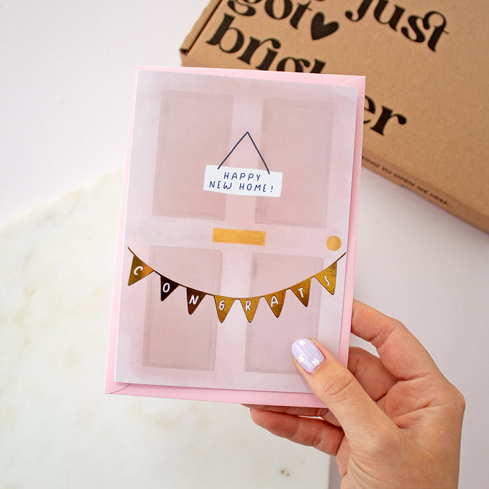 Foil Happy New Home Card