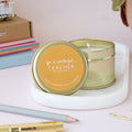 For A Wonderful Teacher Tin Candle