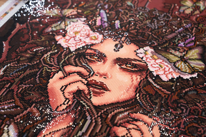 Diamond Painting Forest Keeper 20" x 27" (51cm x 69cm) / Square with 55 Colors including 3 ABs / 56,304