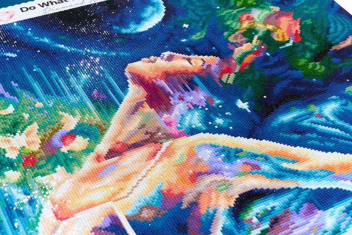 Diamond Painting Freedom 22" x 32" (55.8cm x 80.9cm) / Square with 69 Colors including 2 ABs and 3 Fairy Dust Diamonds / 72,800