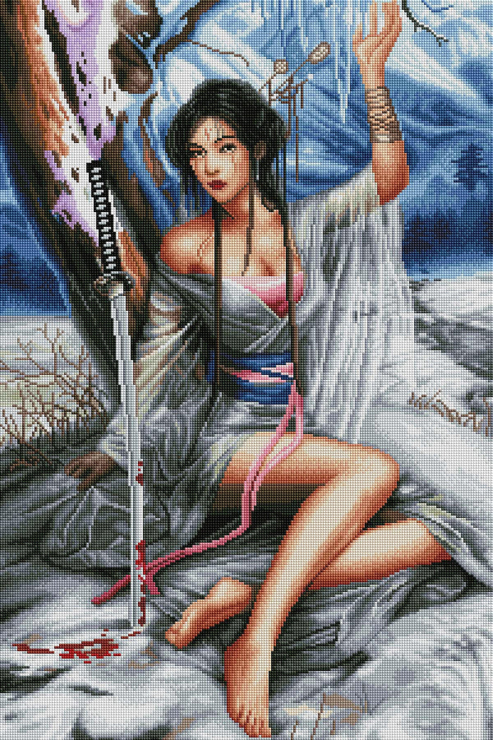 Diamond Painting Frozen 20" x 30″ (51cm x 76cm) / Square With 46 Colors Including 2 ABs / 60000