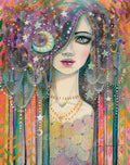 Diamond Painting Galaxy Girl 22" x 28″ (56cm x 71cm) / Round with 60 Colors including 3 ABs and 1 Special Diamond / 49,776
