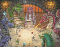 Diamond Painting Game Night 34.7" x 27.6" (87.9cm x 69.9cm) / Square with 87 Colors including 4 ABs and 4 Fairy Dust Diamonds / 99,193