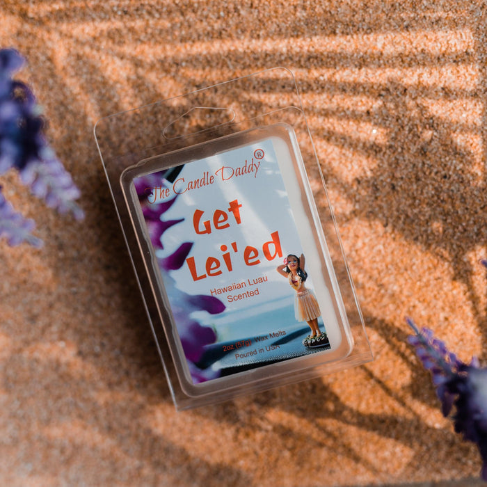 Get Lei'ed - Hawaiian Luau Scented Wax Melt - 1 Pack - 2 Ounces - 6 Cubes - The Candle Daddy