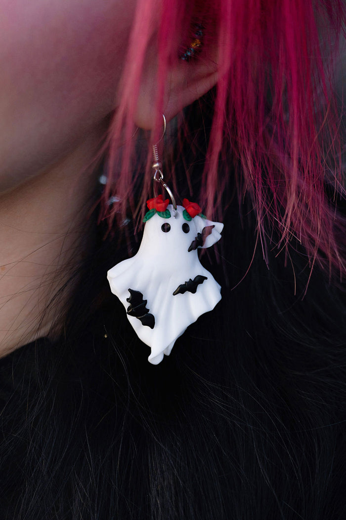 bat ghost earrings