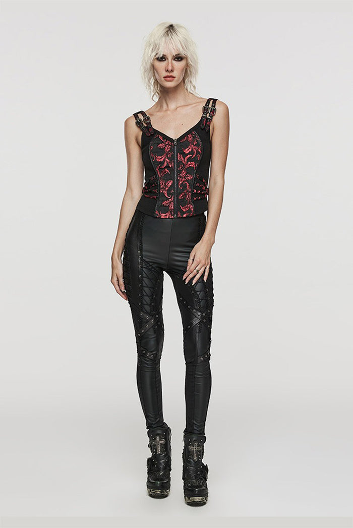 leaf pattern renaissance vest