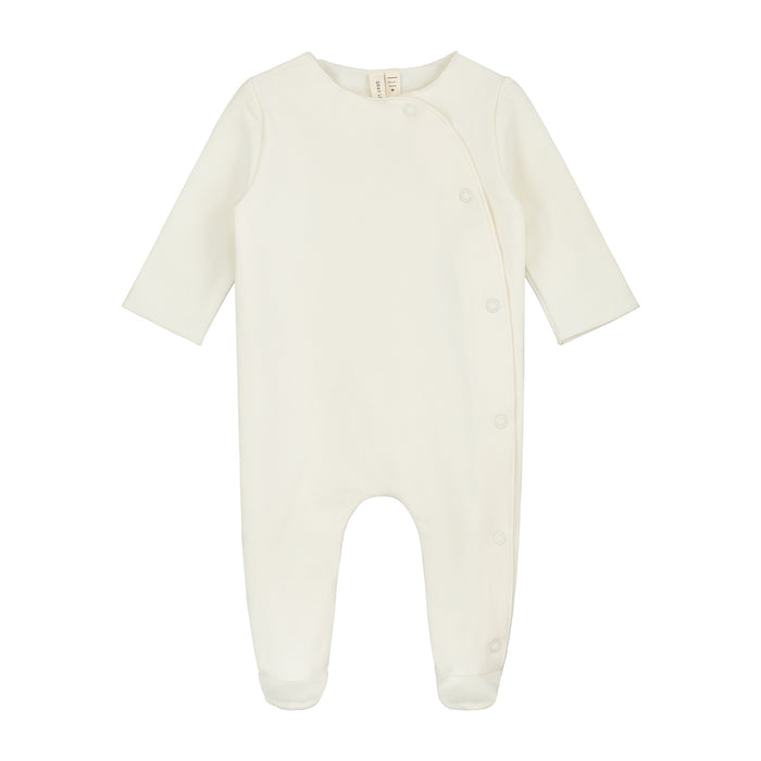 Gray Label | Newborn suit snaps GOTS cream