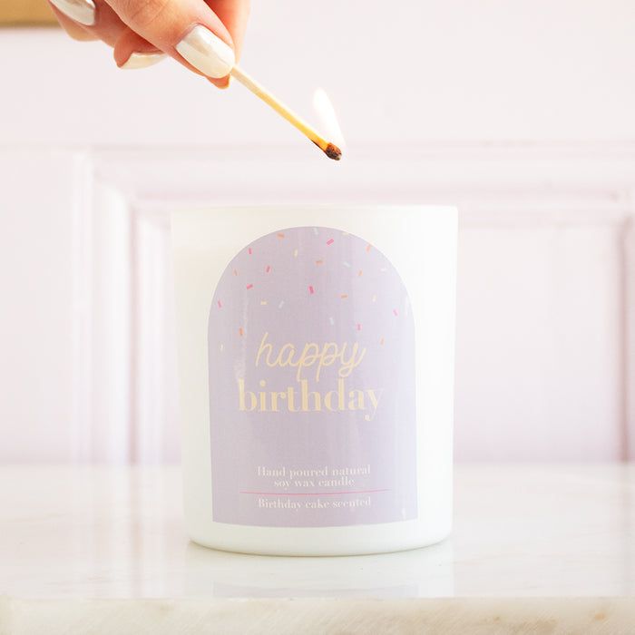 Happy Birthday, Birthday Cake Scented Candle