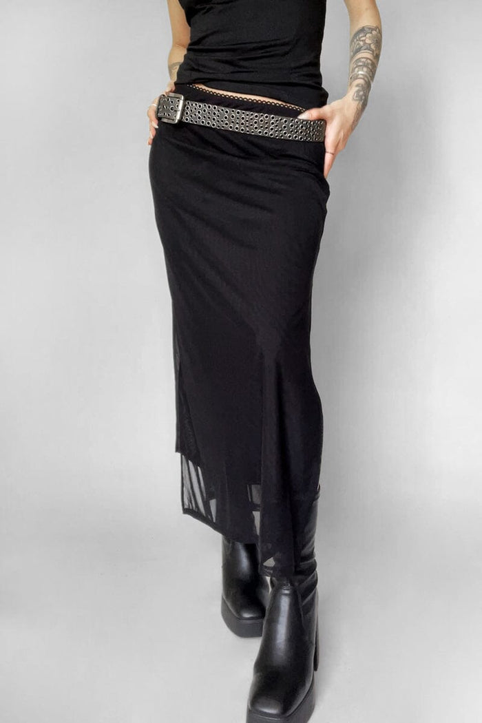 womens punk eyelet waist belt