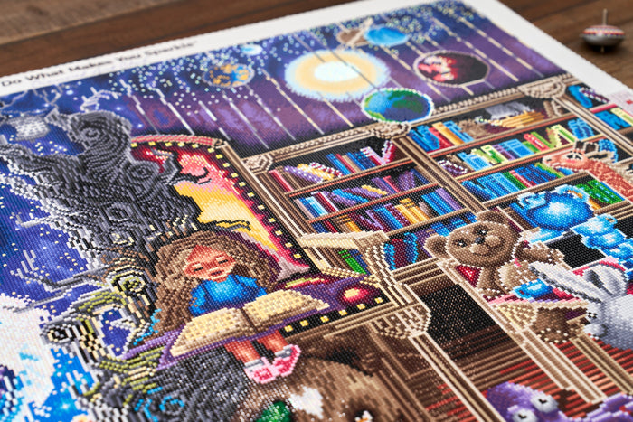 Diamond Painting Hazel's World 34.3" x 25.6" (87cm x 65cm) / Square With 60 Colors Including 5 ABs / 91,089
