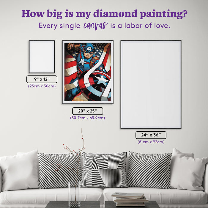 Diamond Painting He Can Do This All Day 20" x 25" (50.7cm x 63.9cm) / Round with 48 Colors including 3 ABs / 41,268