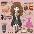 Diamond Painting Hermione Granger - Magical 27.6" x 27.6″ (70cm x 70cm) / Square With 47 Colors Including 4 ABs / 76,729