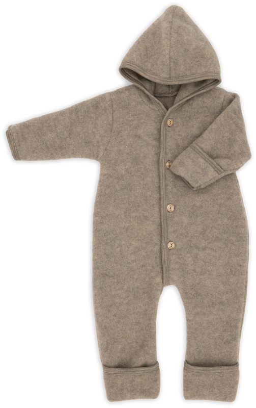 Hooded Overall - Walnut melange