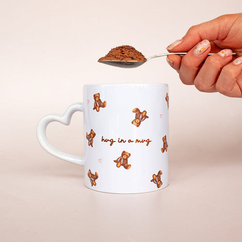 'Hug In A Mug' Bear Print Mug | Add On