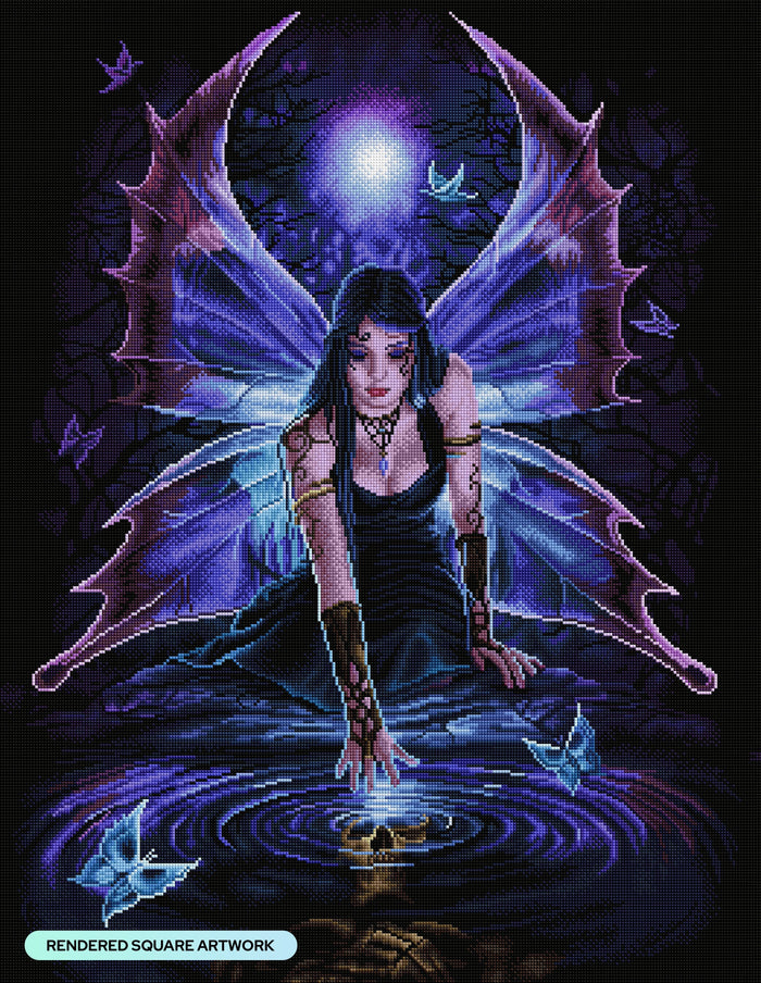 Diamond Painting Immortal Flight 25.6" x 33.1" (65cm x 84cm) / Square with 38 Colors Including 3 ABs and 2 Fairy Dust Diamonds / 87,957