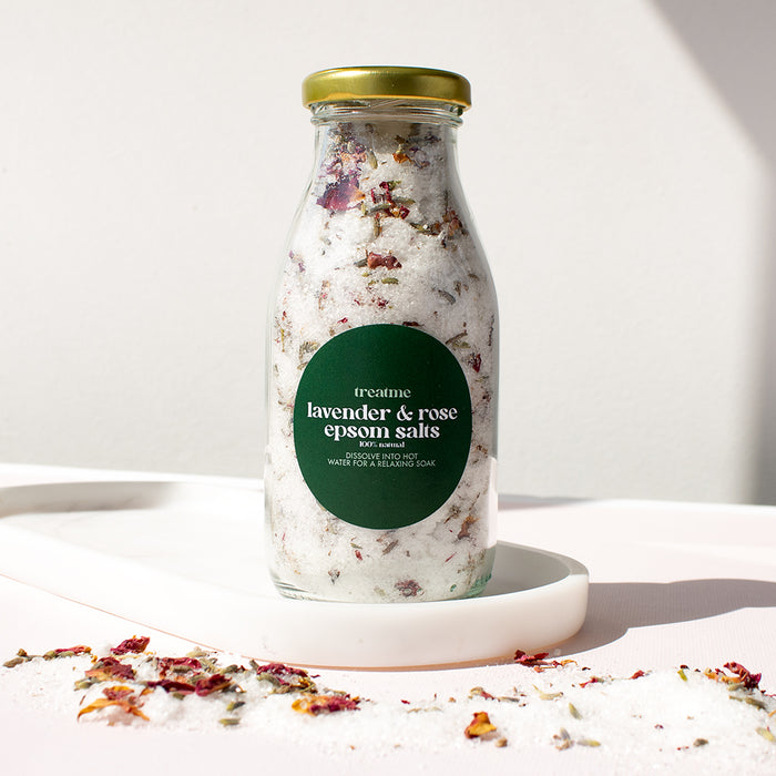 Jar of Lavender & Rose Epsom Salts | Add On