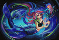 Diamond Painting Jellyfish Mermaid 37.4" x 25.6" (95cm x 65cm) / Square with 70 Colors including 3 ABs and 5 Fairy Dust Diamonds / 99,441