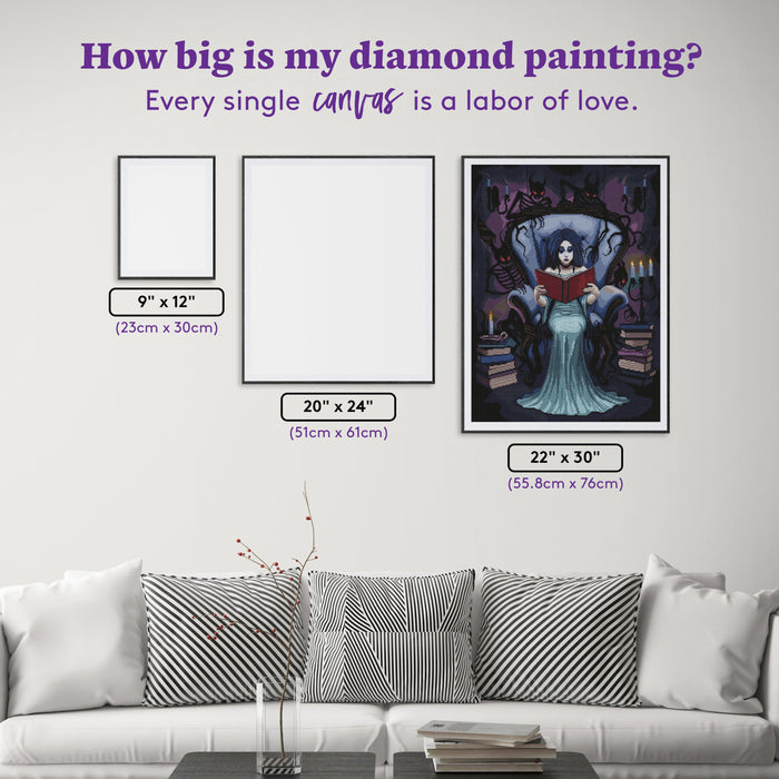 Diamond Painting Just A Story 22" x 30" (55.8cm x 76cm) / Round with 37 Colors including 2 ABs and 1 Glow-in-the-Dark / 53,929