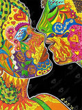 Diamond Painting Just Before Round With 35 Colors Including 1 AB / 7.9" x 10.6" (20cm x 27cm) / 6,745
