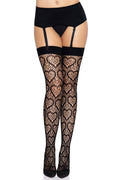 Kiss of Death Fishnet Thigh Highs