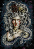 Diamond Painting Kraken 20" x 29" (50.7cm x 73.7cm) / Round with 38 Colors including 2 ABs and 1 Iridescent Diamonds / 47,603