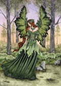 Diamond Painting Lady of the Forest 27.6" x 38.6" (70cm x 98cm) / Square with 39 Colors including 4 ABs / 107,476
