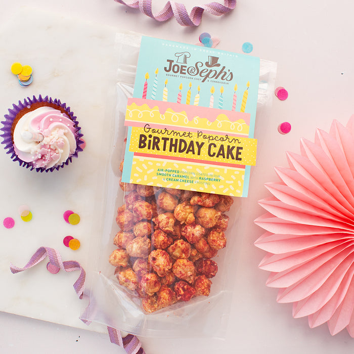 Large Bag Of Joe & Seph's Birthday Cake Gourmet Popcorn
