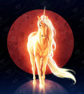 Diamond Painting Last Unicorn 12.6" x 14.2" (32cm x 36cm) / Square with 25 Colors / 17,767