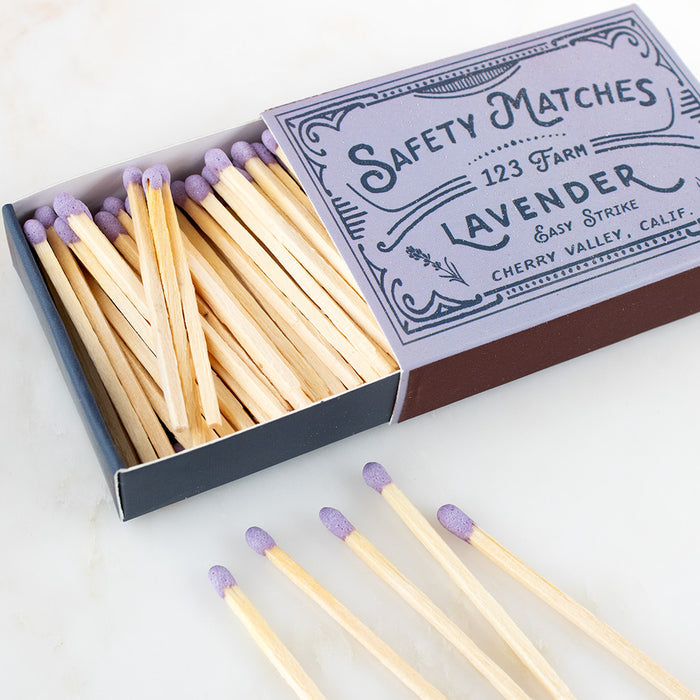 Lavender Match Box