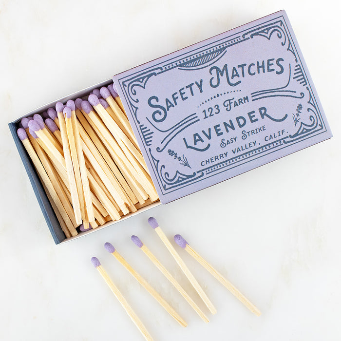 Lavender Match Box