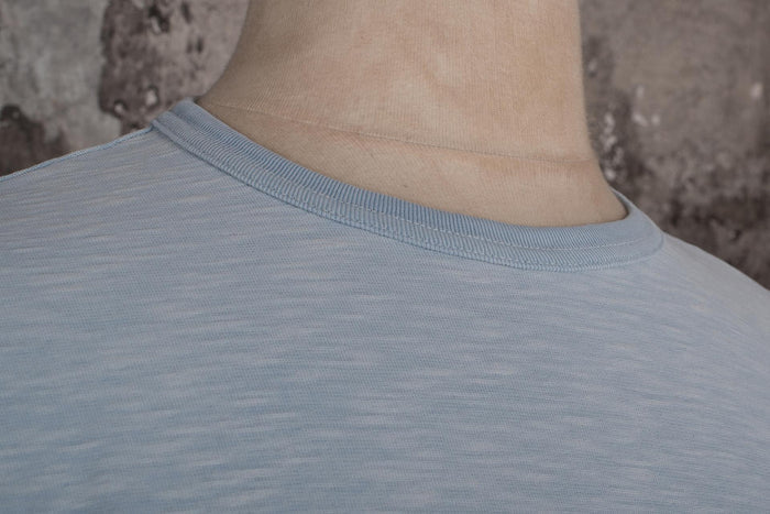 LE TRICOT "ALLER SIMPLE POUR CAYENNE" - LIGHT BLUE