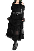 chiffon maxi skirt