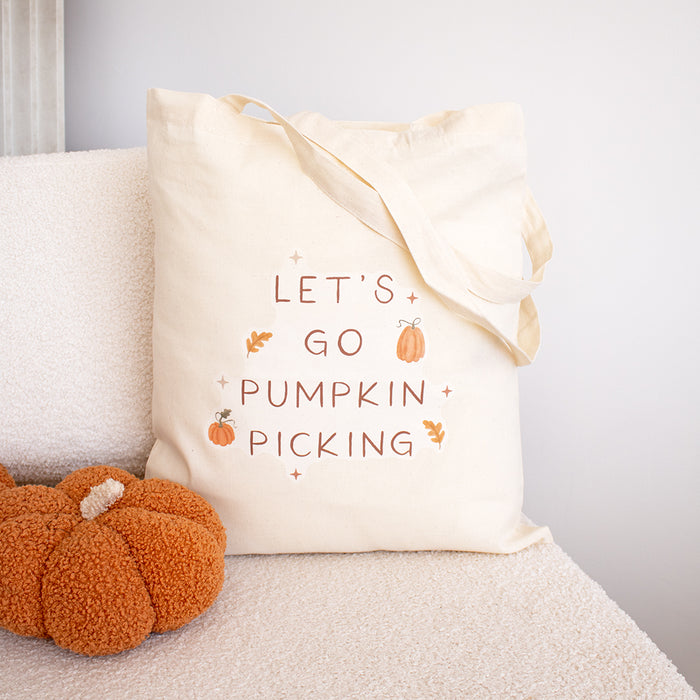 Let's Go Pumpkin Picking Individual Tote Bag