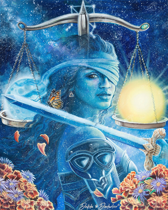 Diamond Painting Libra - DD 25.6" x 31.9" (65cm x 81cm) / Square With 57 Colors Including 3 ABs and 4 Fairy Dust Diamonds / 84,825