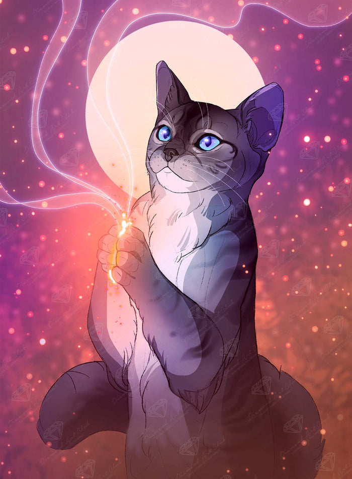 Diamond Painting Light Meowgic