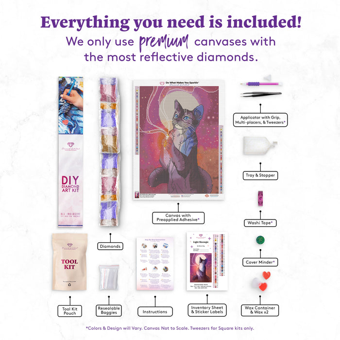 Diamond Painting Light Meowgic